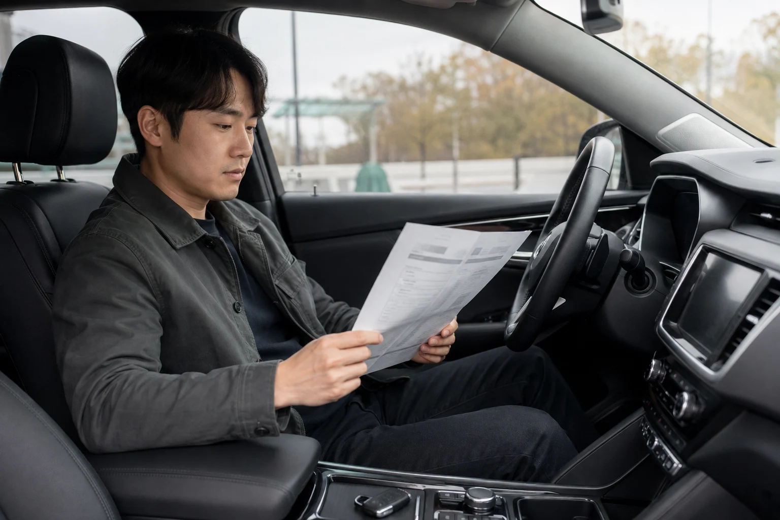 음주운전 면허취소 행정소송 관련 서류와 일정을 정리하는 장면